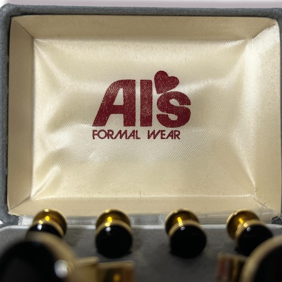 Al’s formal wear Accessories Vintage Als Formal Wear Black And Gold